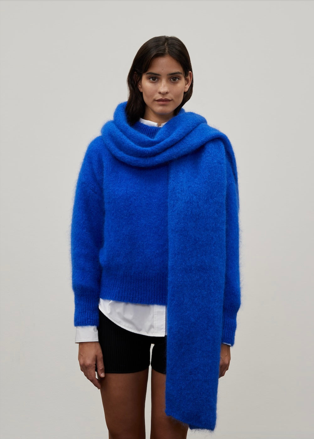 Écharpe Donna bleu électrique