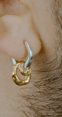 Boucle unique FUYU or et argent