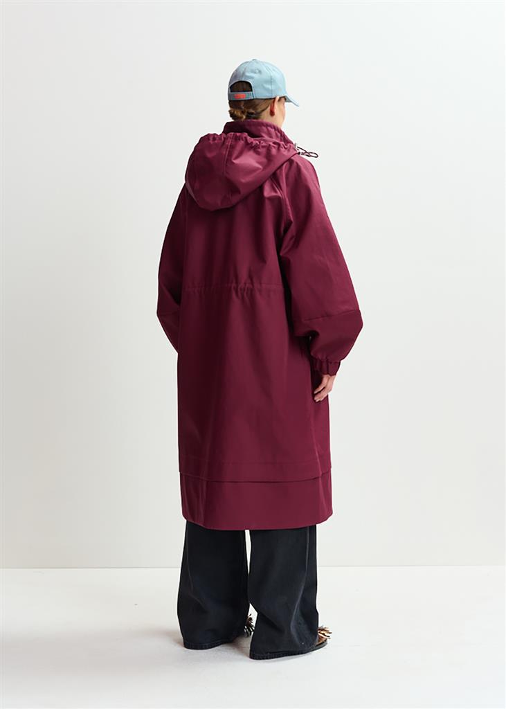Manteau Identify bordeau
