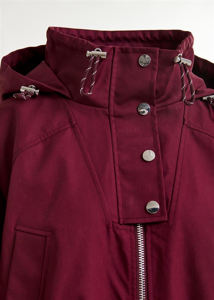 Manteau Identify bordeau