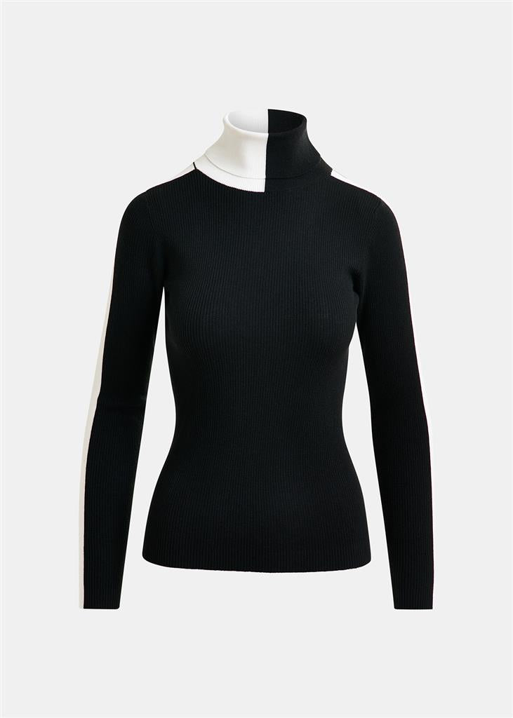 Pull Iffort noir/blanc