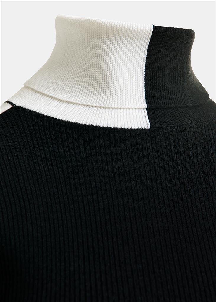 Pull Iffort noir/blanc