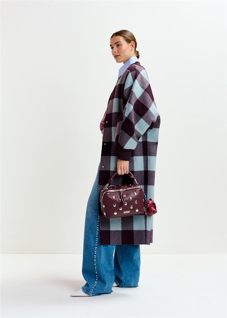 manteau Ifit marron/bleu