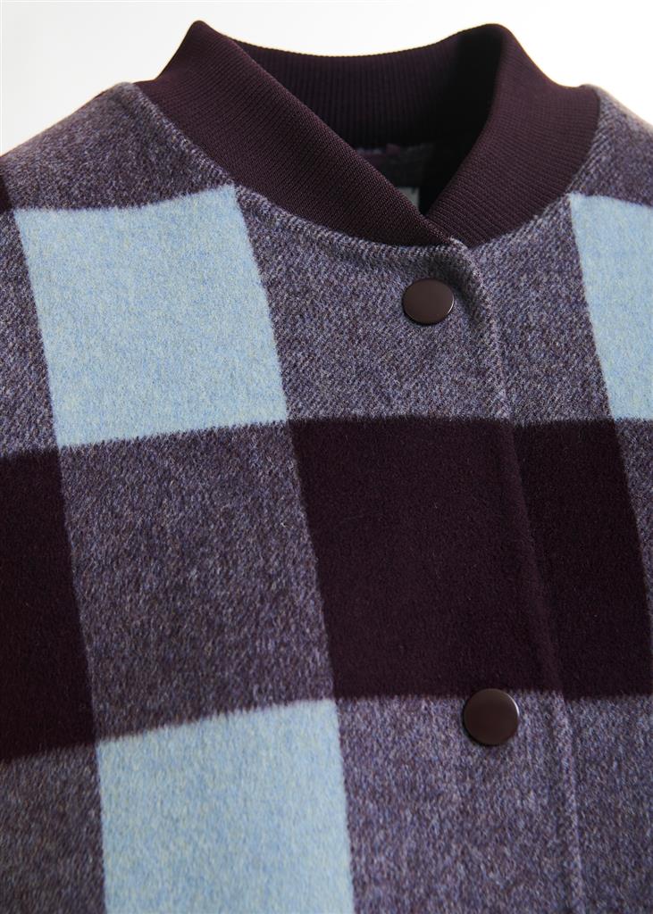 manteau Ifit marron/bleu