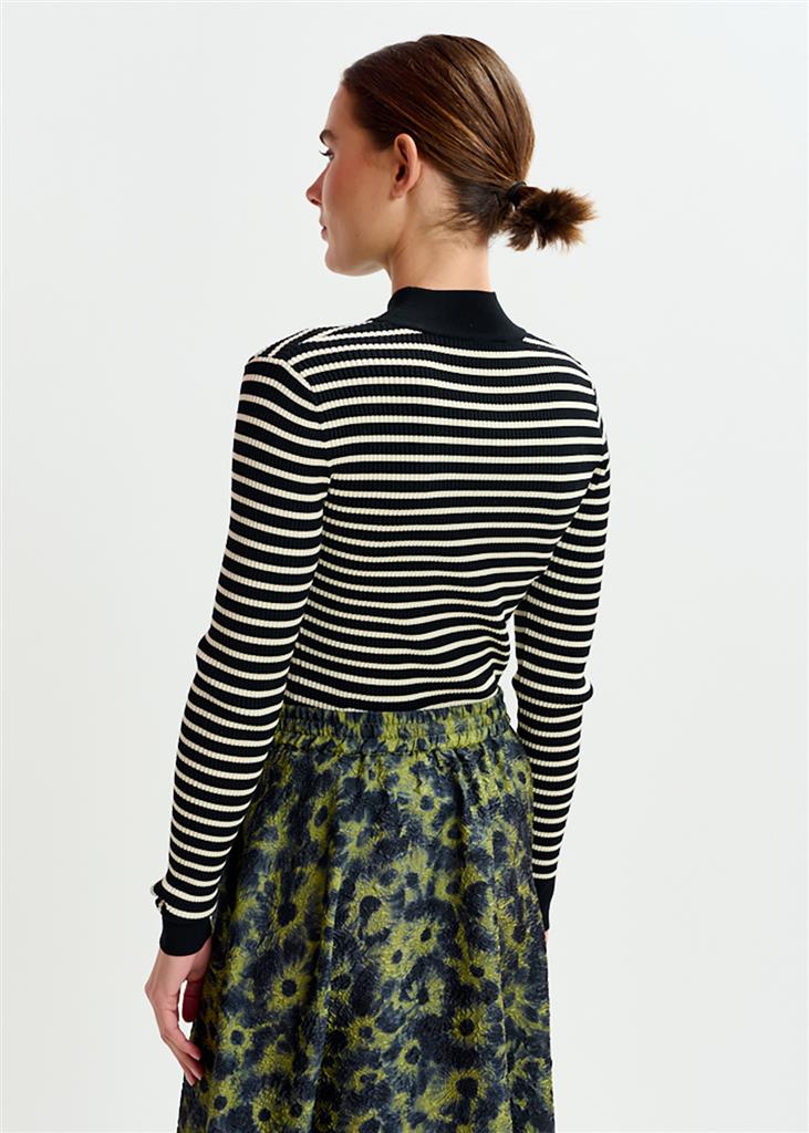 Pull Ifrancis noir/blanc