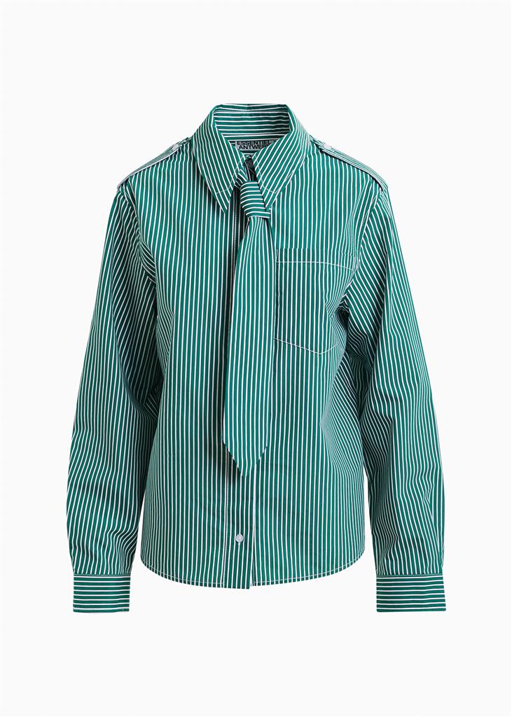 Chemise avec cravate Igold verte