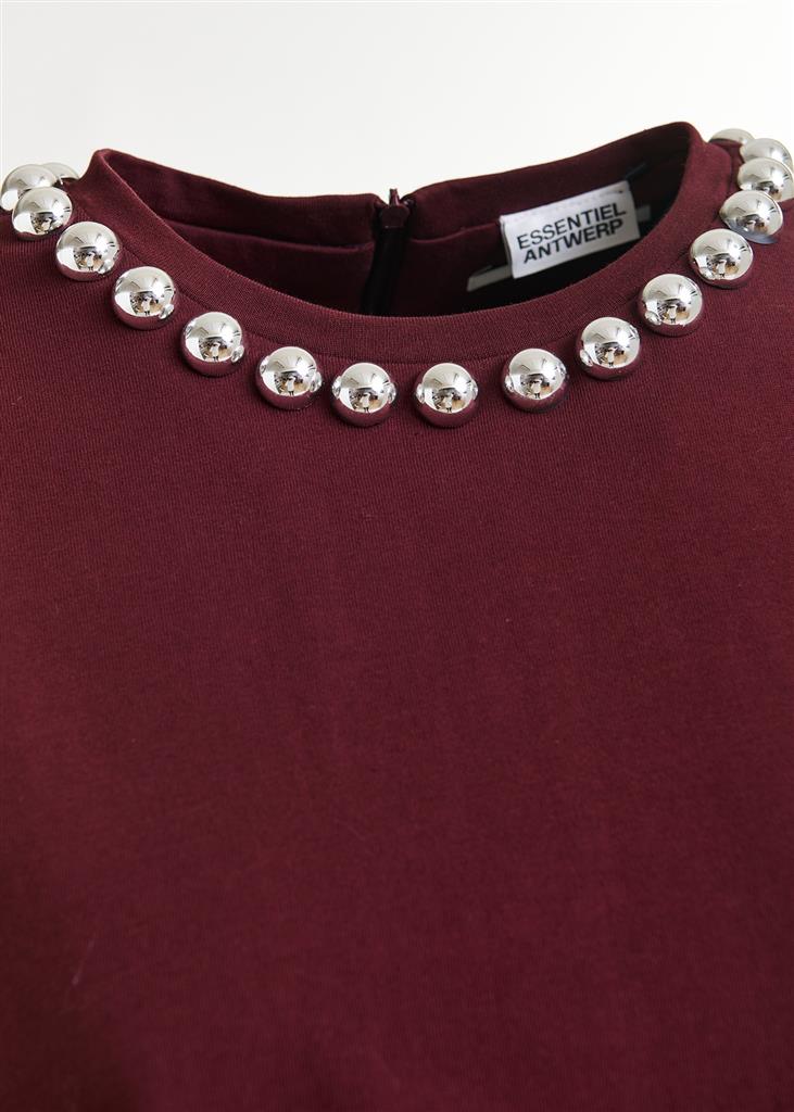 T-shirt Intenso bordeau