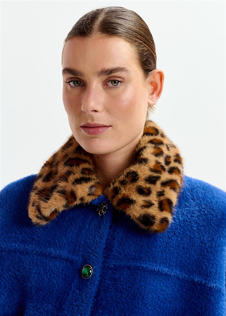 Veste avec col Intention bleu