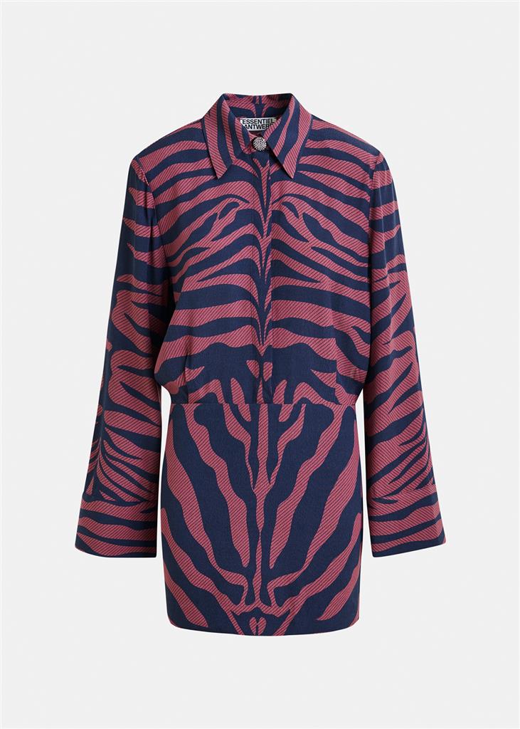 Robe chemise Isniper bordeau