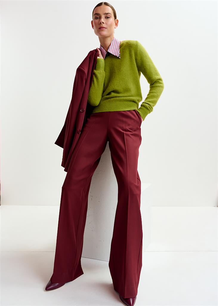 Pantalon Izi bordeau