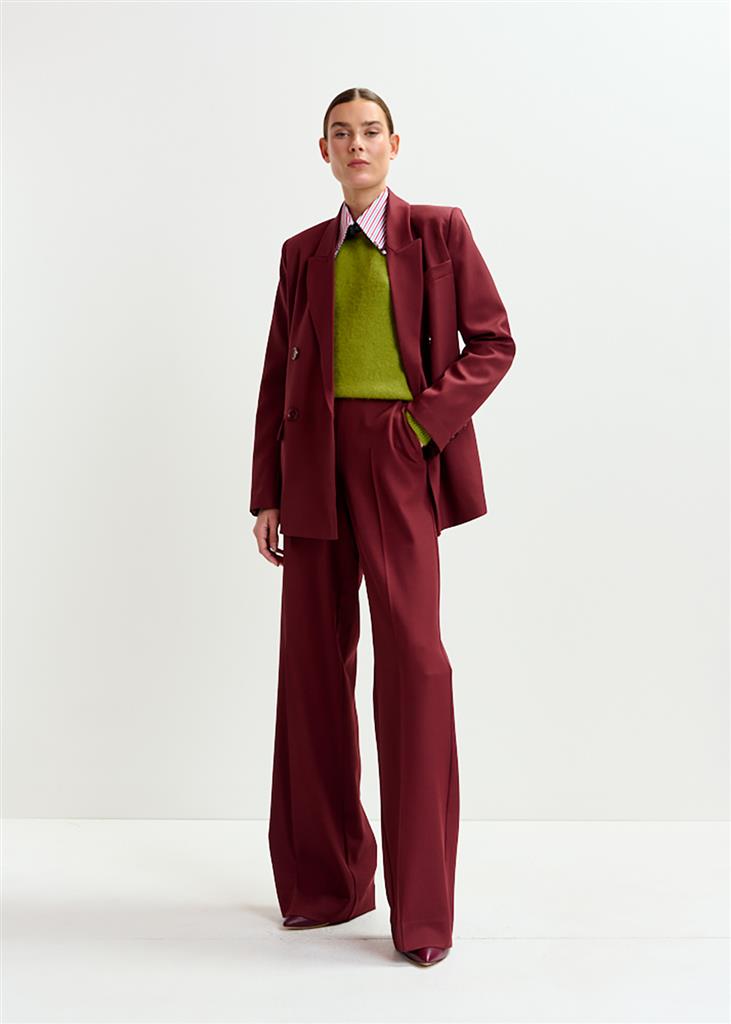 Pantalon Izi bordeau
