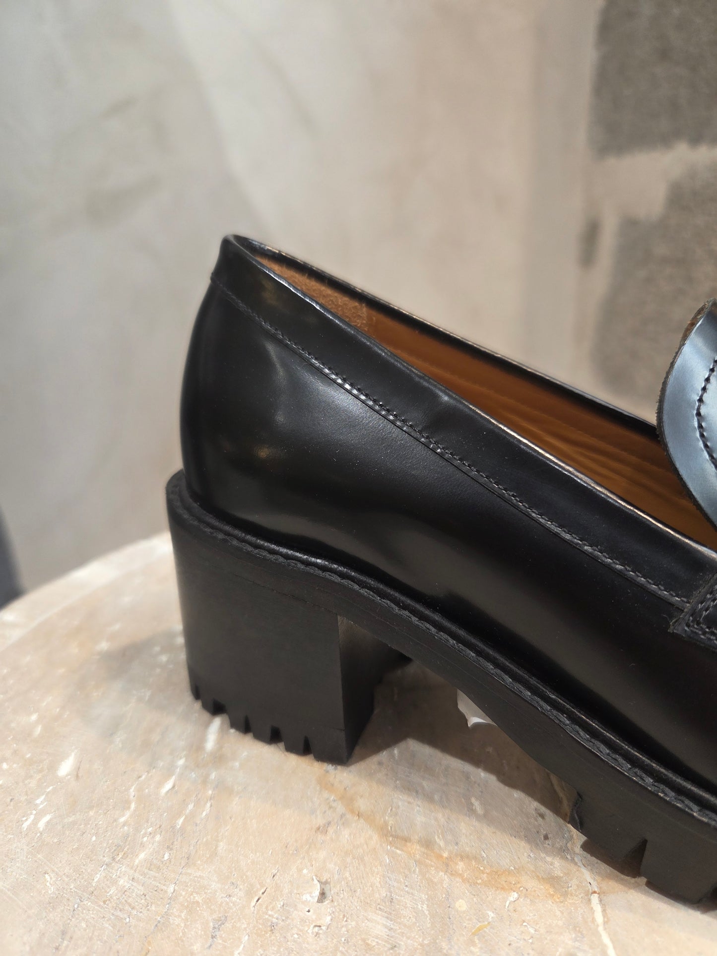 Mocassins n°84 - Cuir polido - Noir