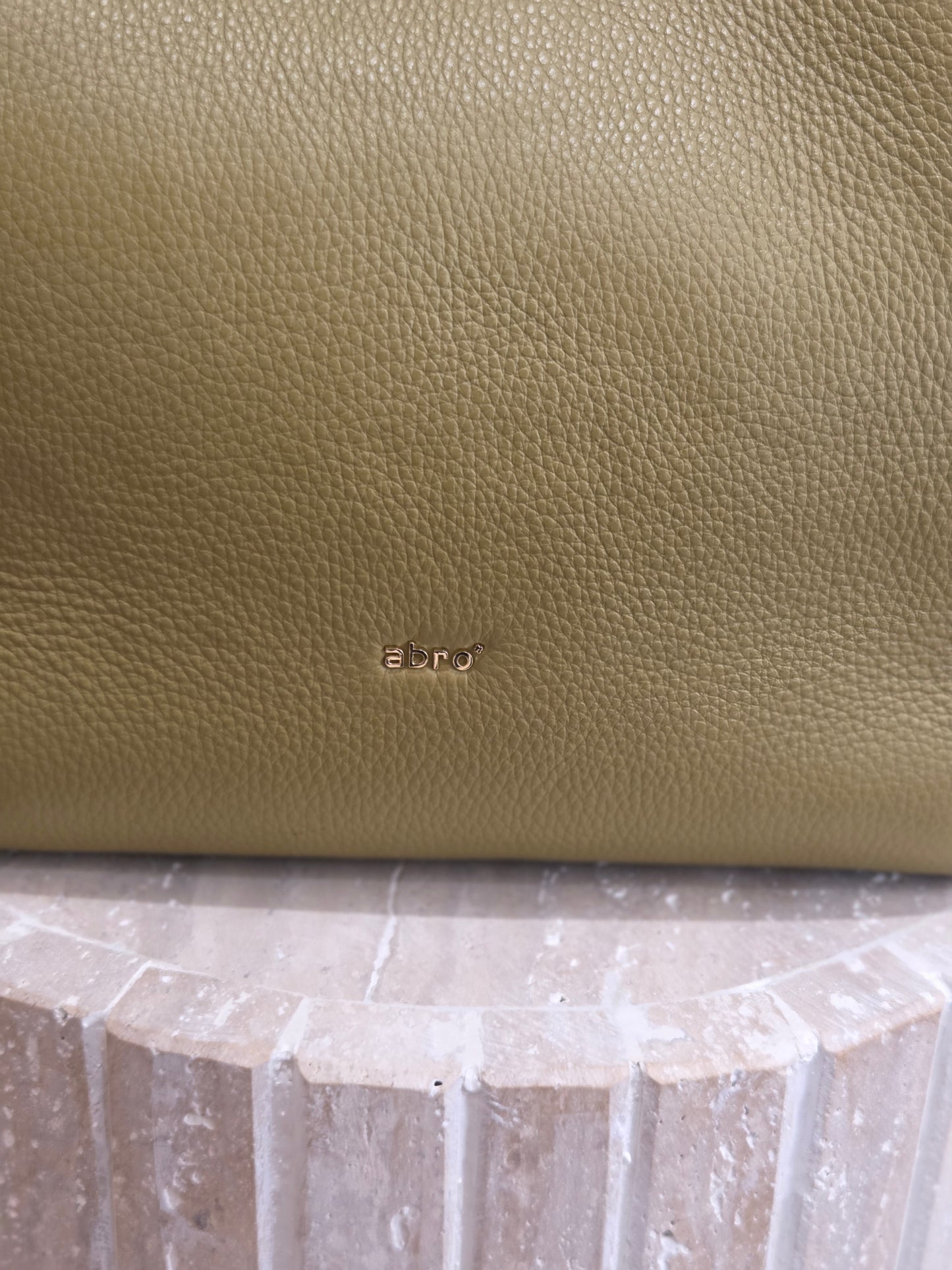 Sac shopping essential medium cuir agave vert clair