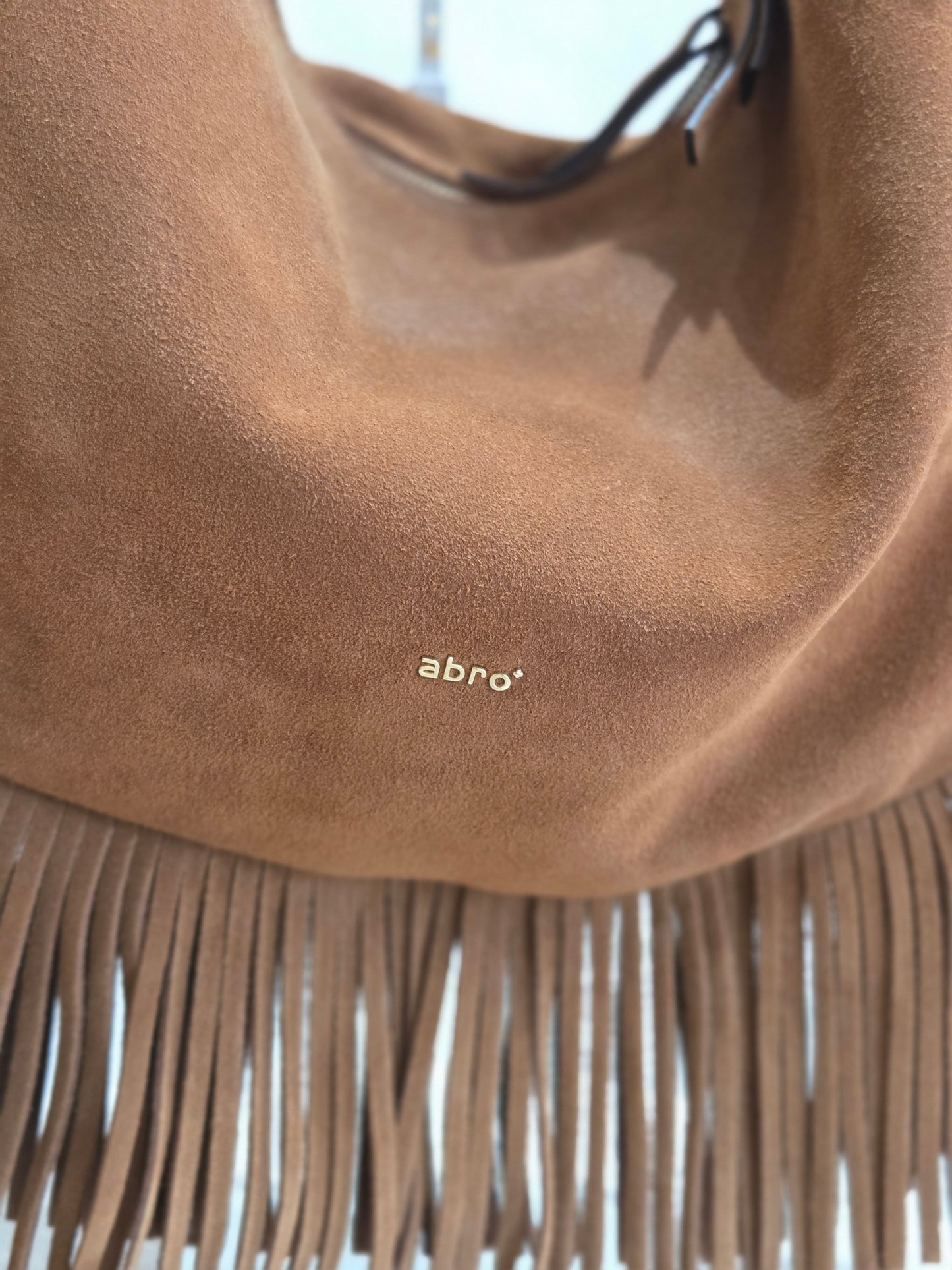 Sac Nana suede camel