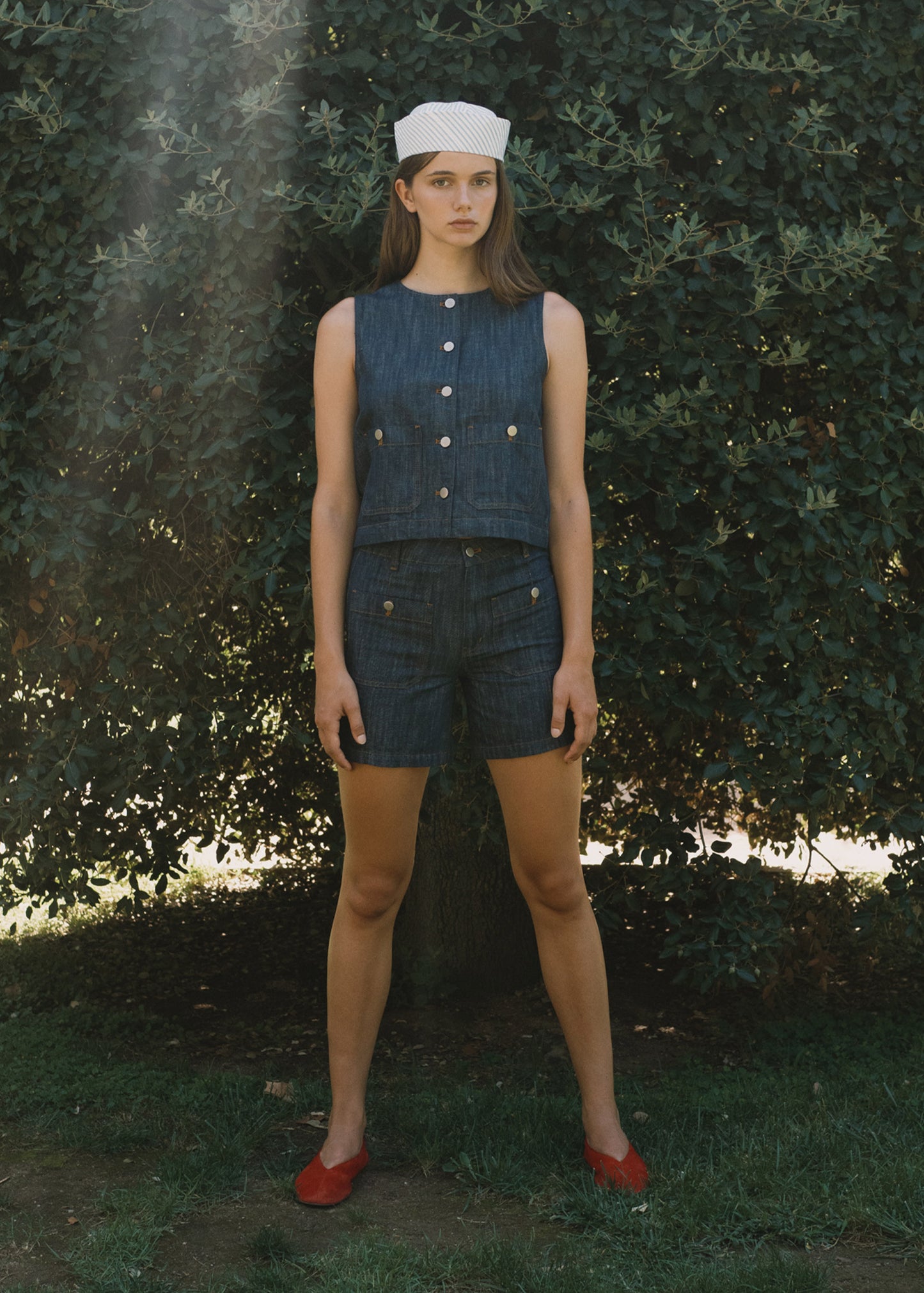 Top sans manches jean n°894