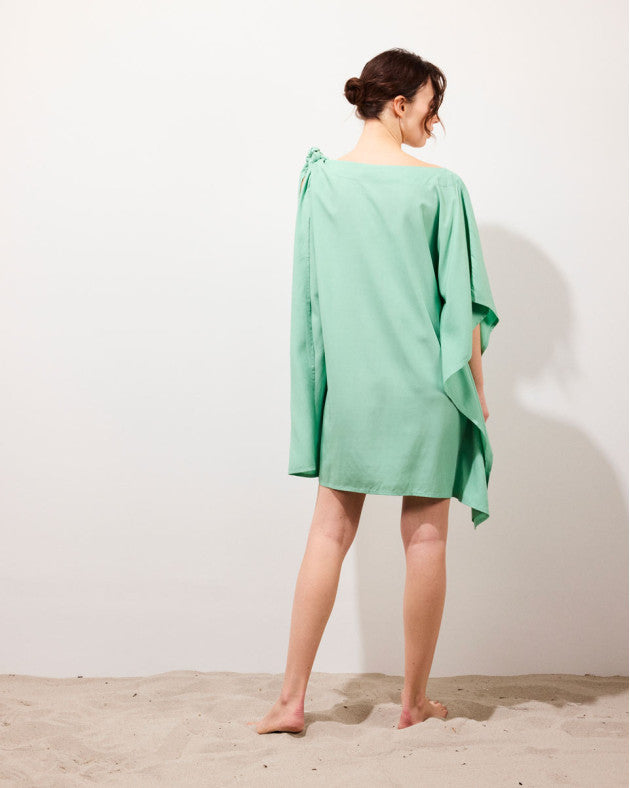 Robe Kimono vert amande
