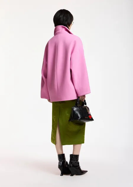 Manteau court Kidney rose