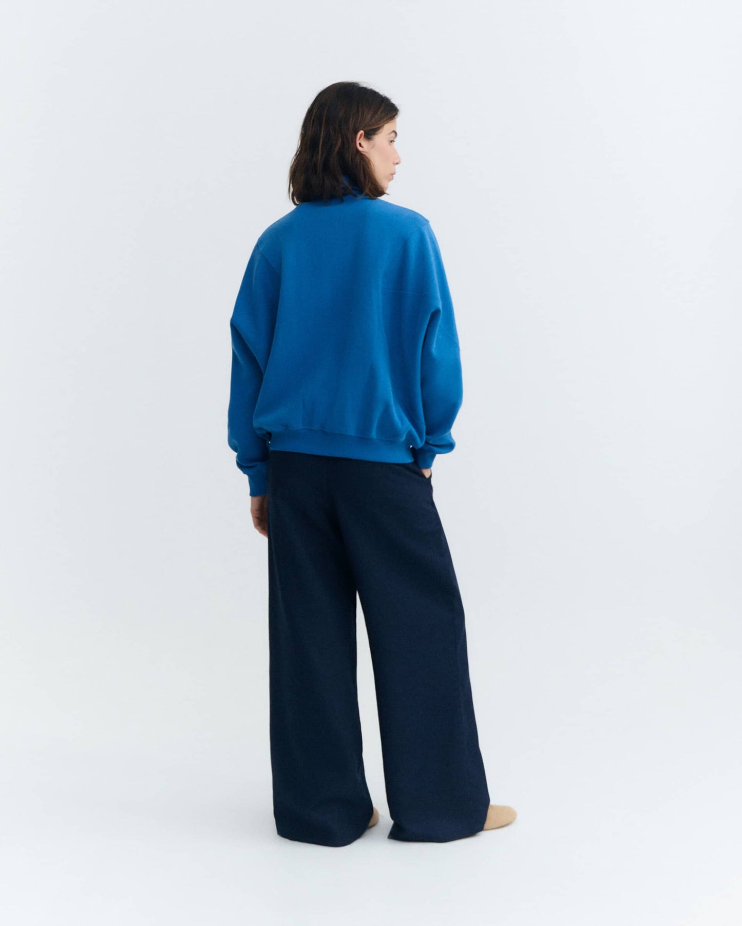 Sweat gilet Maisie bleu