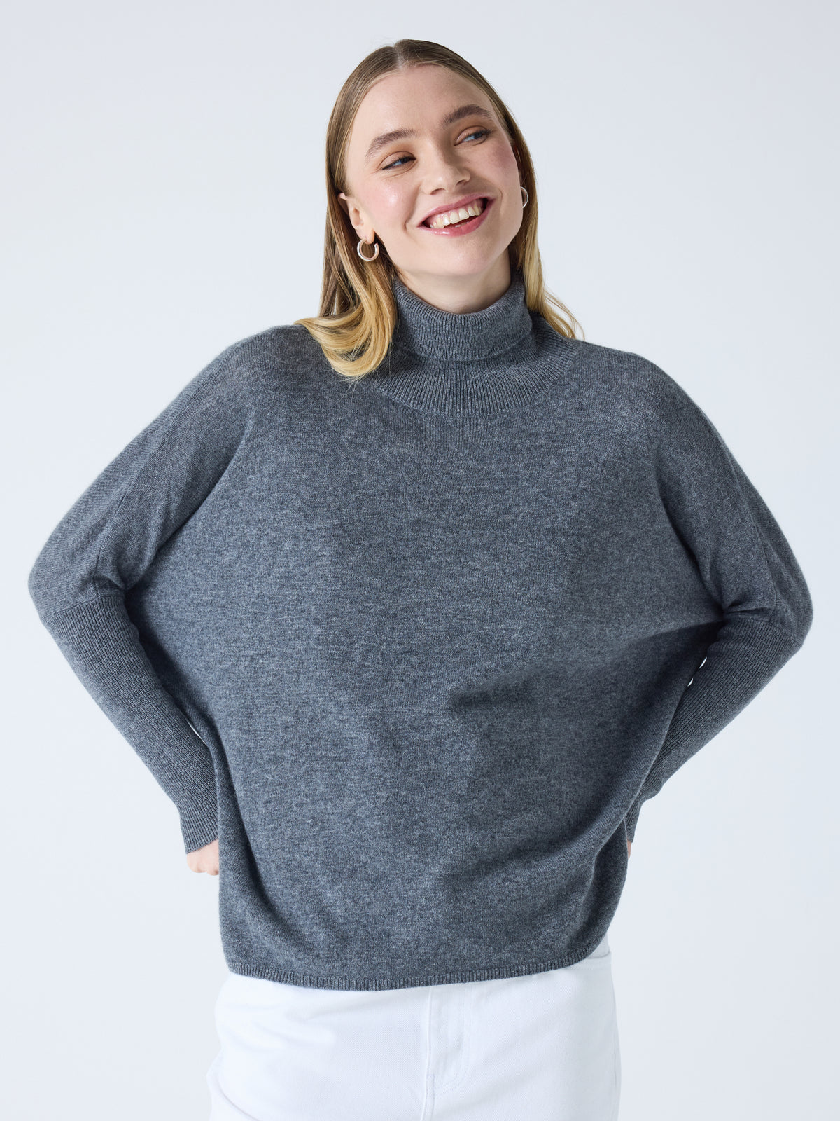 Pull clara Cachemire gris