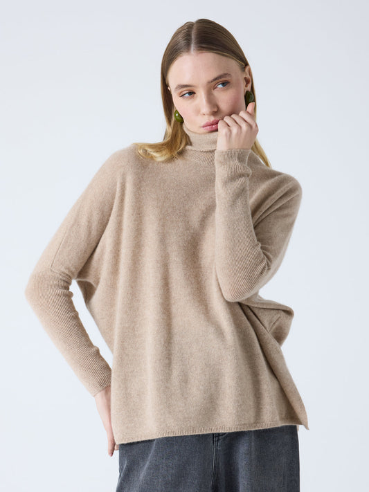 Pull clara Cachemire beige