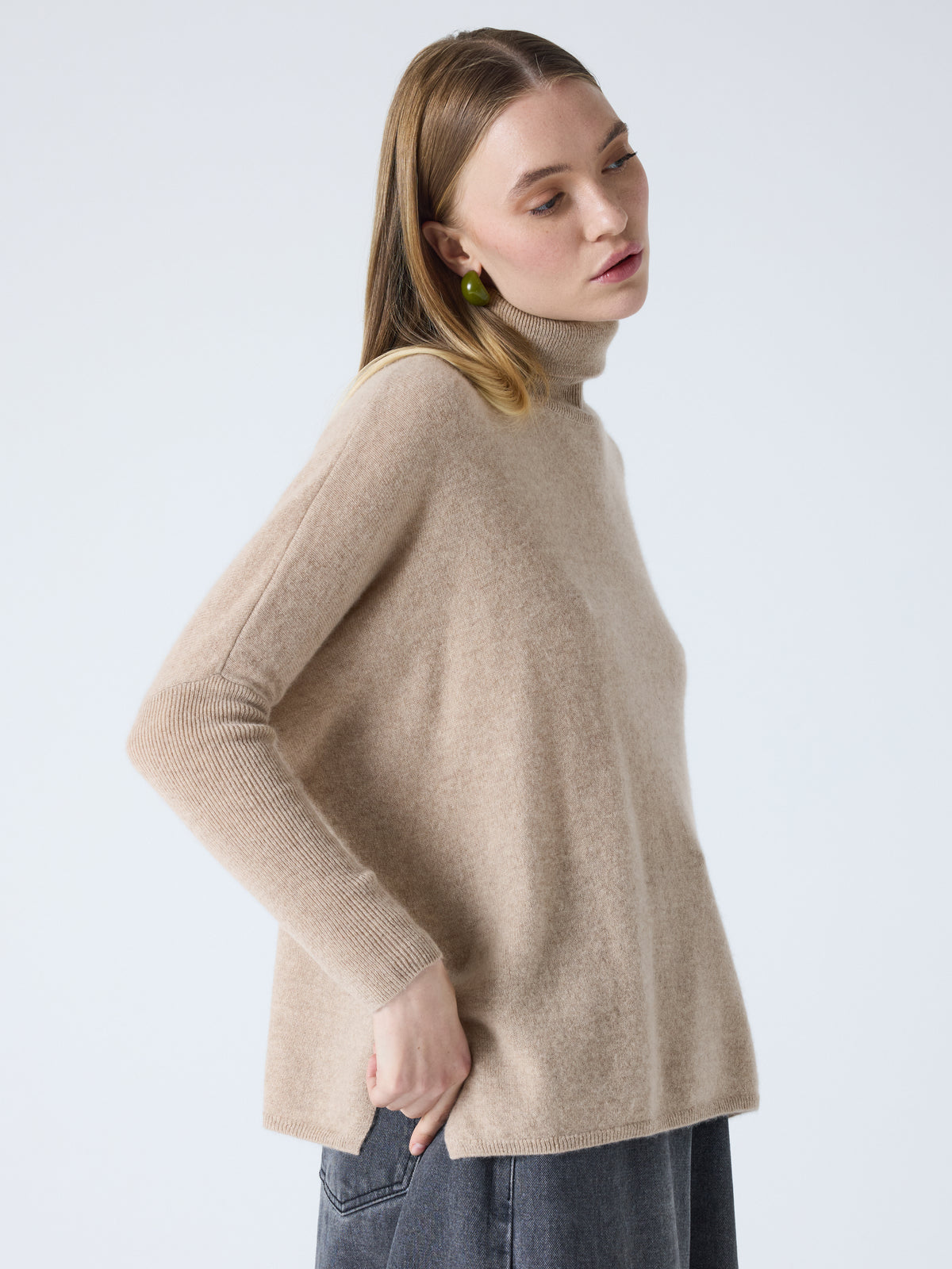 Pull clara Cachemire beige