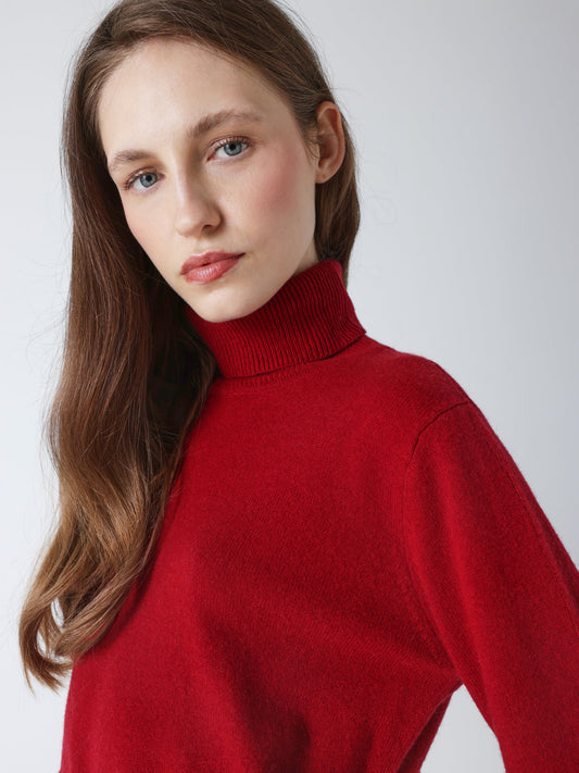 Pull Themys Cachemire cerise