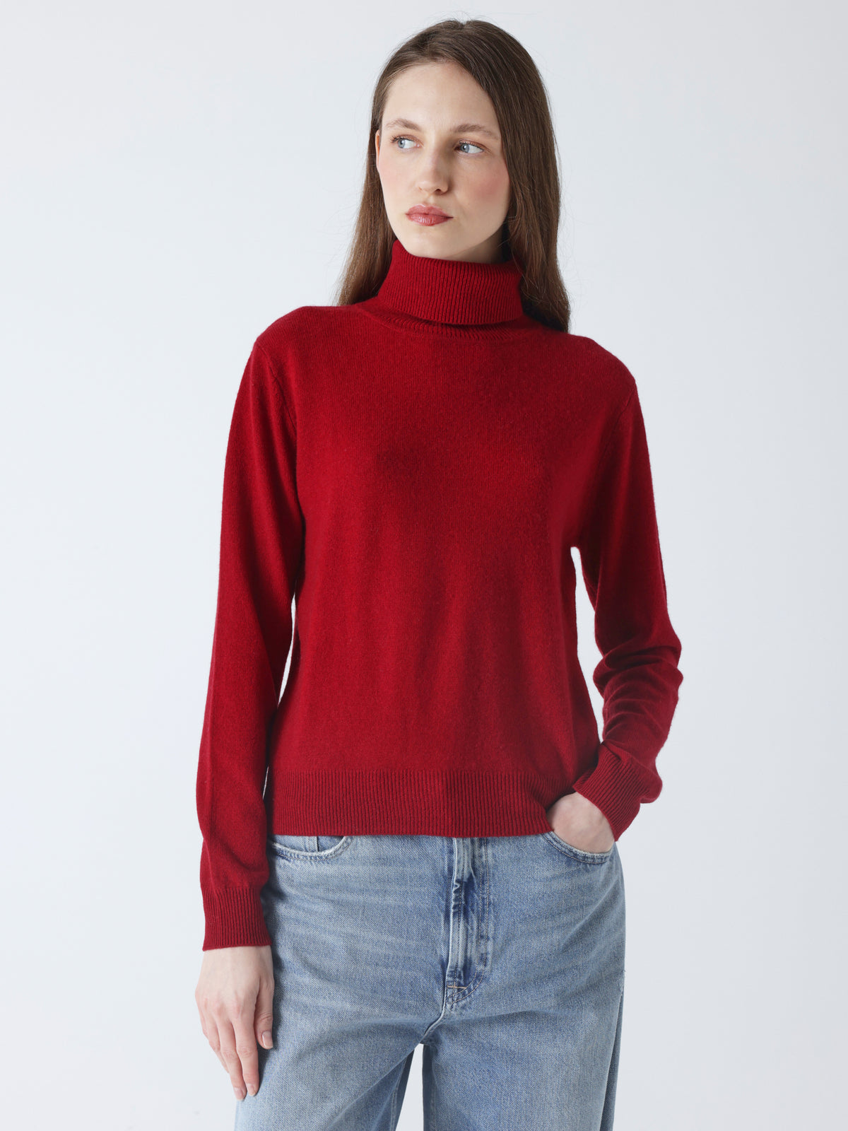 Pull Themys Cachemire cerise