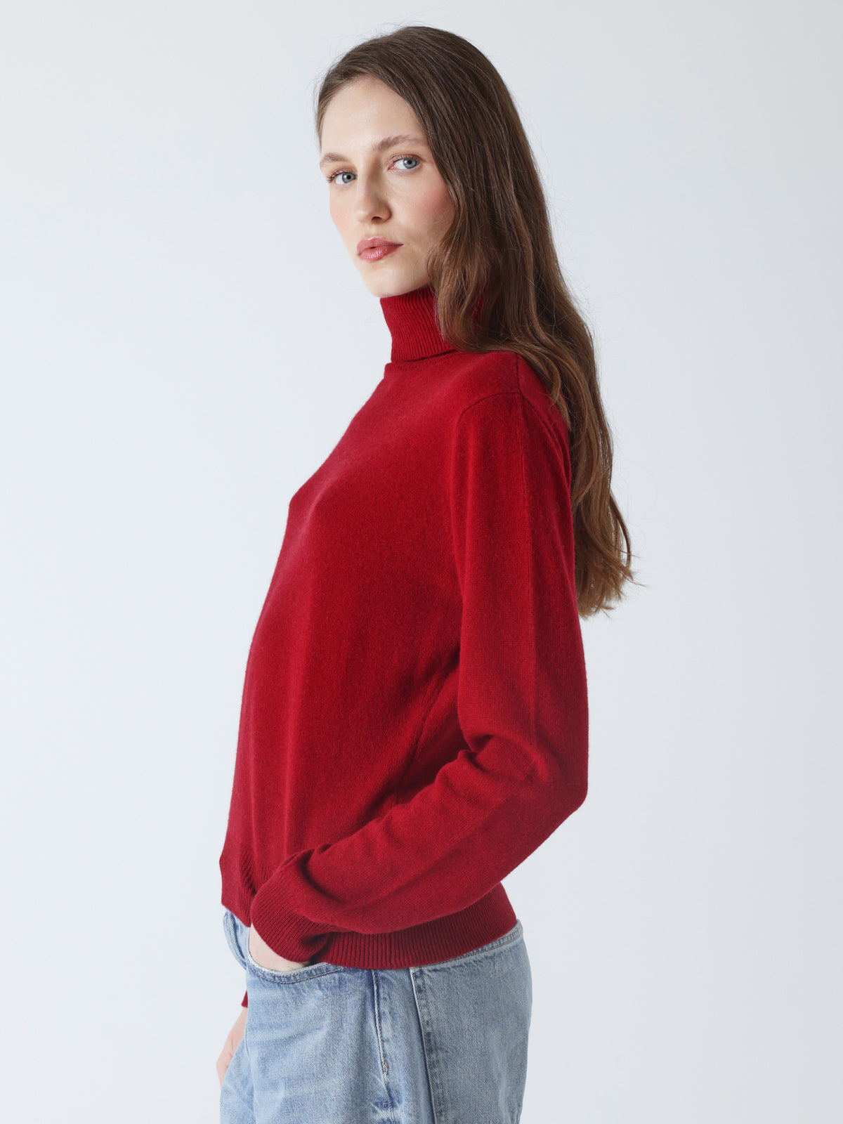 Pull Themys Cachemire cerise