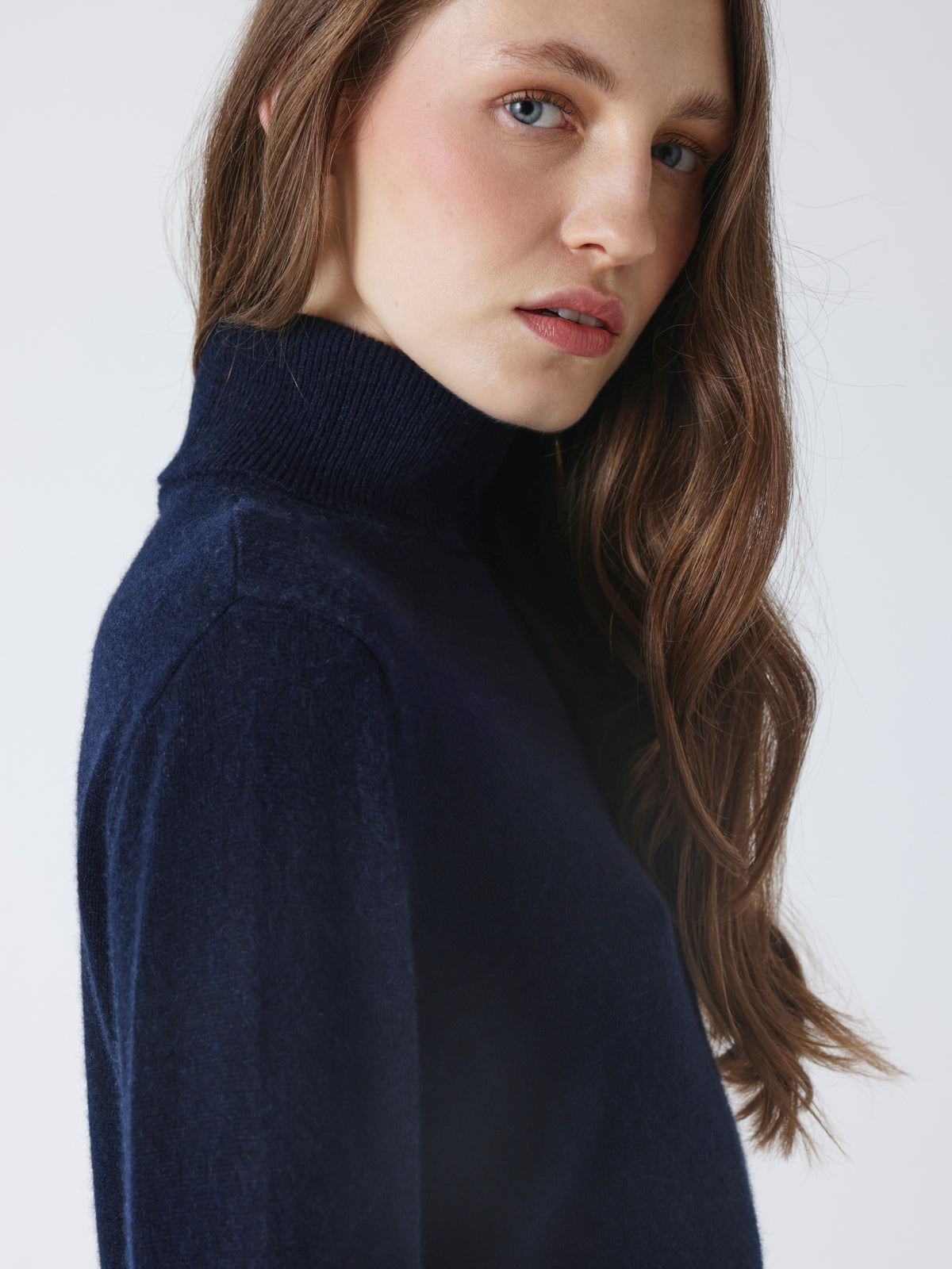 Pull Themys Cachemire bleu marine