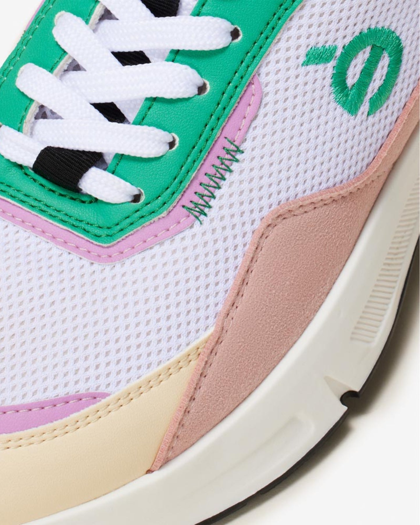 Baskets Rose/vert