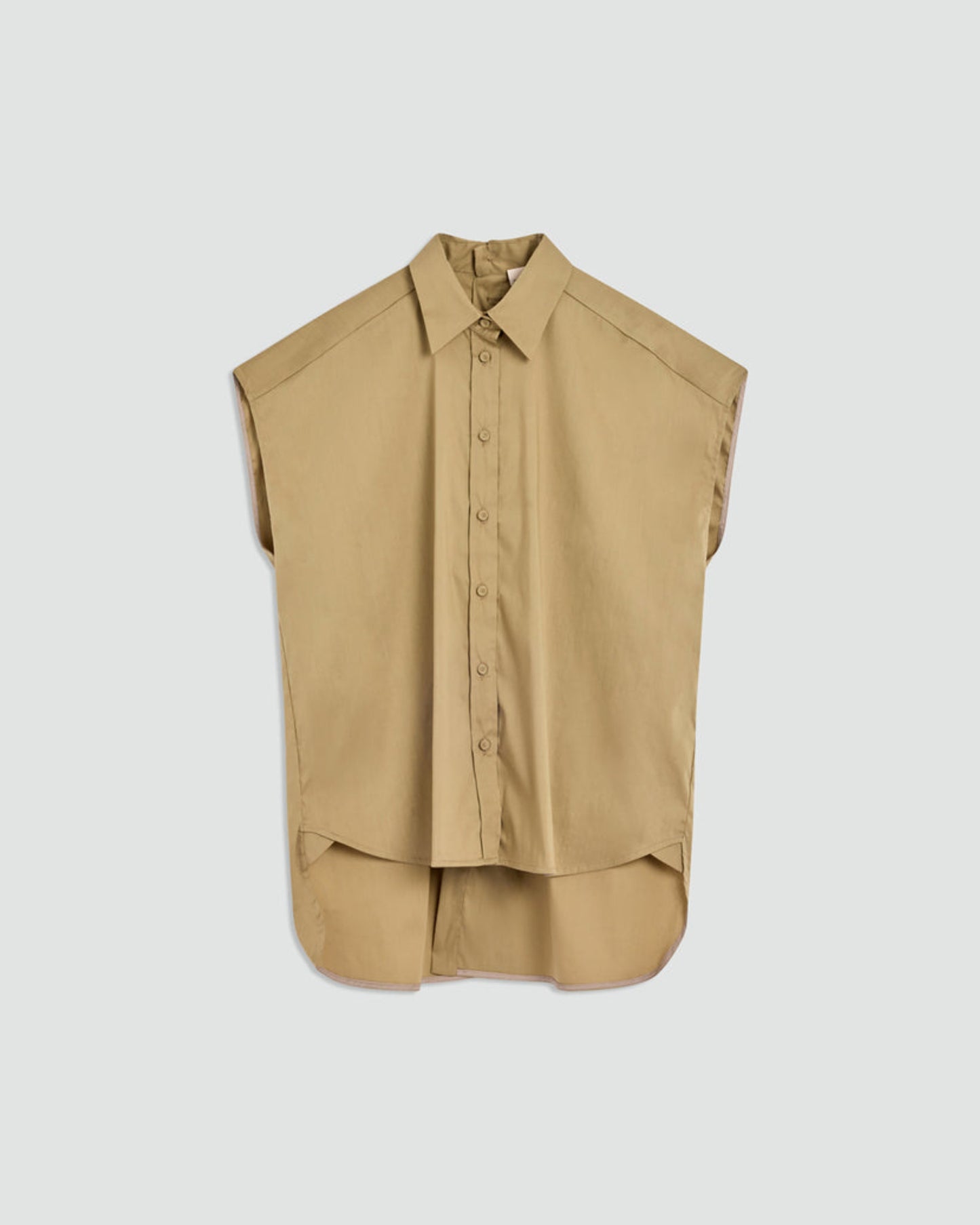 Chemise sans manche kaki