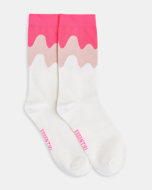 Chaussettes Have Blanche et rose