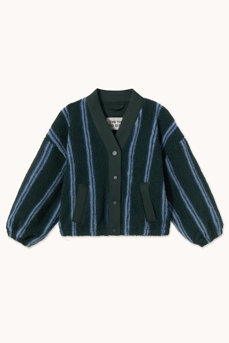 Sherpa rayée Ink blue