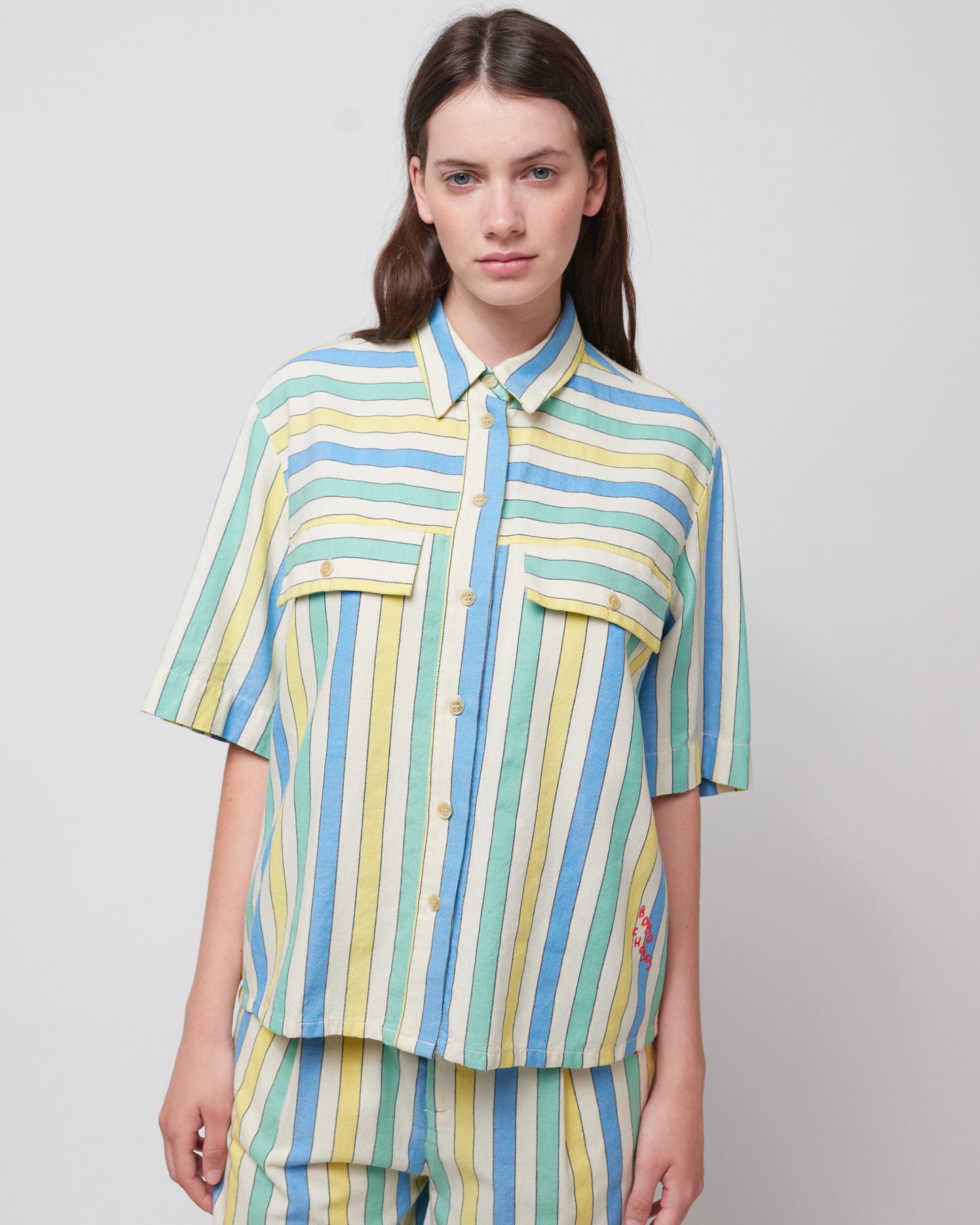 Chemise multicolore