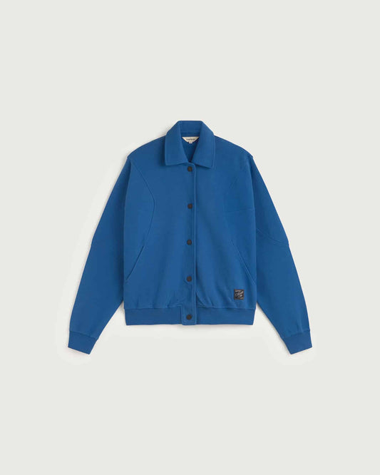 Sweat gilet Maisie bleu