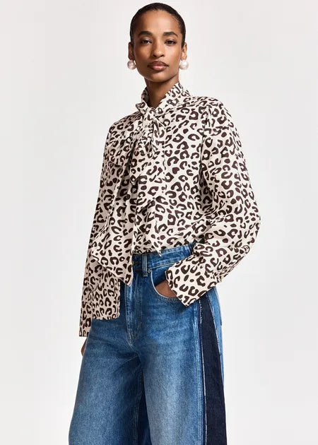 Blouse Khaleesi léopard