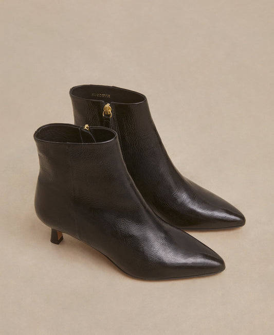 Bottines n°421 Cuir vernis Noir