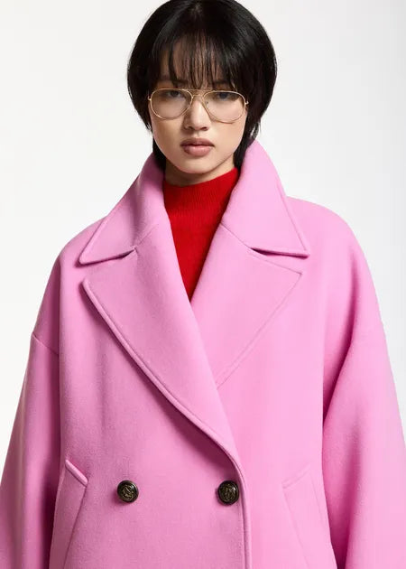 Manteau court Kidney rose