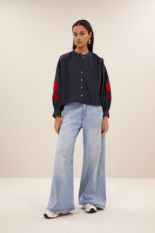 Blouse janet marine