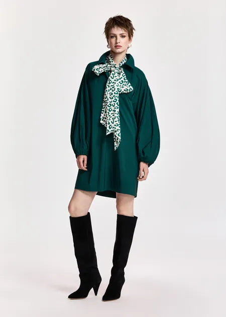 Robe overzise Keagan vert anglais