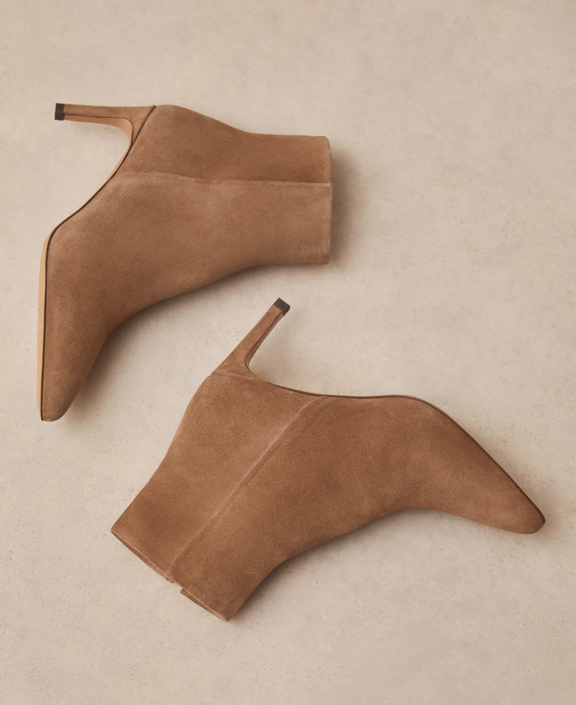 Bottines n°720 Suède Taupe