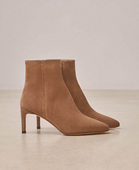 Bottines n°720 Suède Taupe
