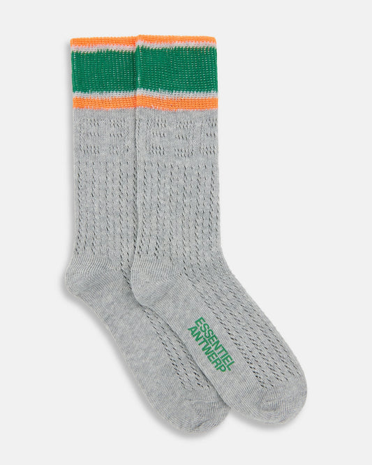 Chaussettes Hitaly grise et verte