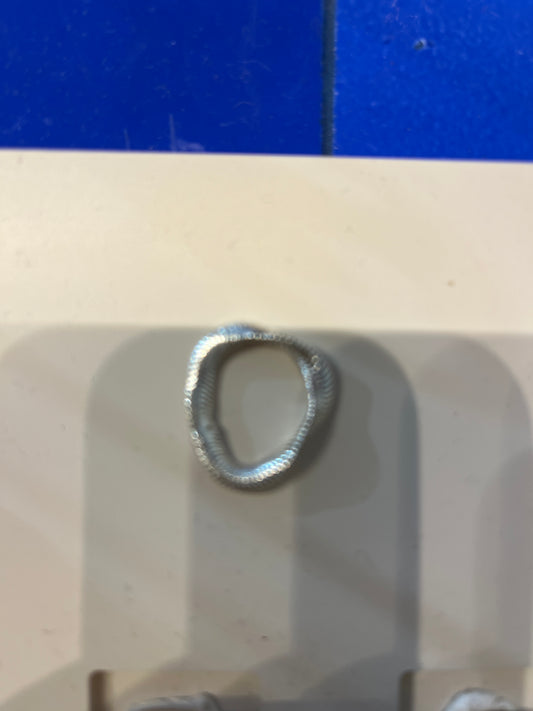 Bague AVAA twist argenté