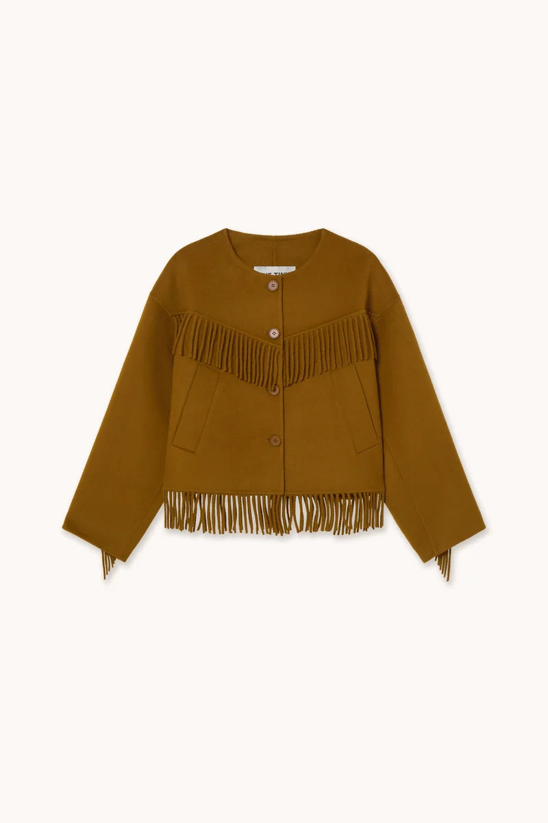 Manteau Frills Bronze