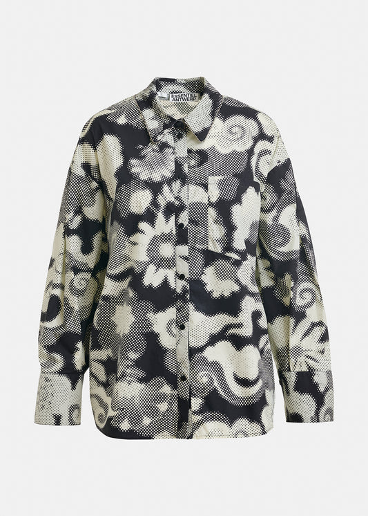 Chemise Jaubergine blanche