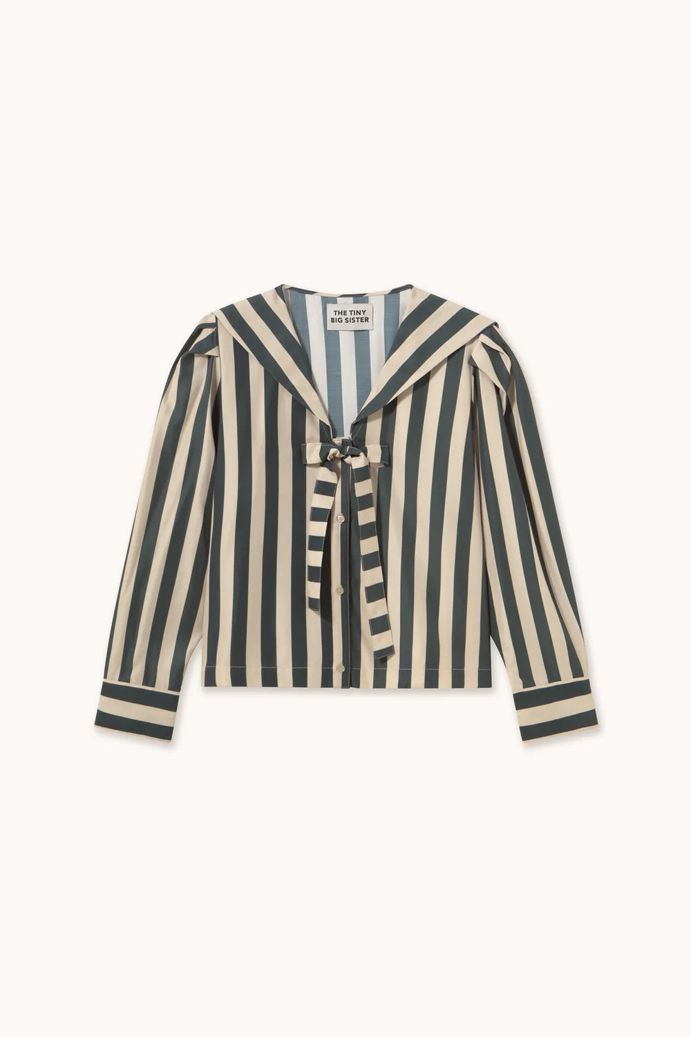 Blouse à rayures vertes