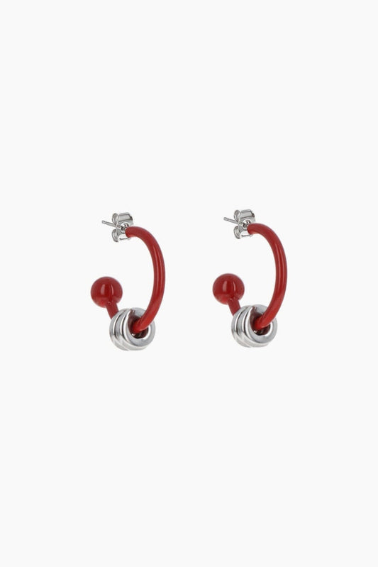 BO ALAN lacquered rouge