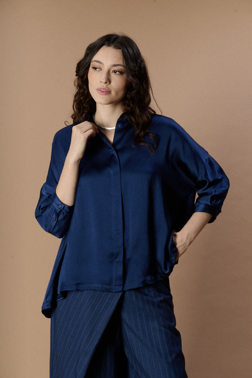 Chemise Manon bleue
