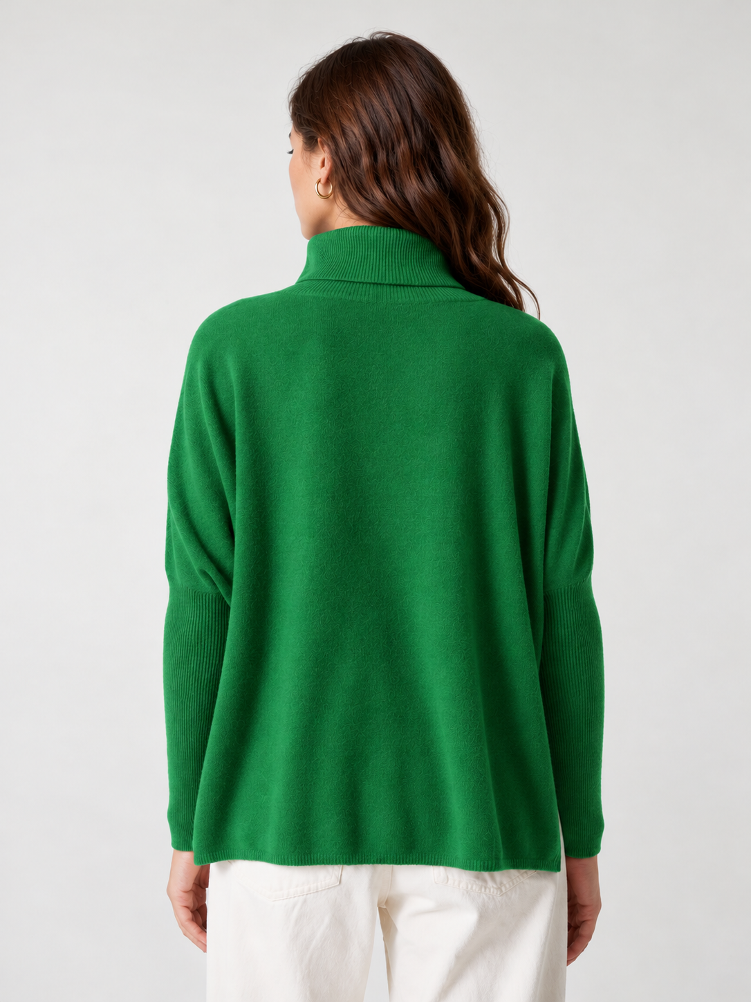 Pull Cachemire Clara varsity green